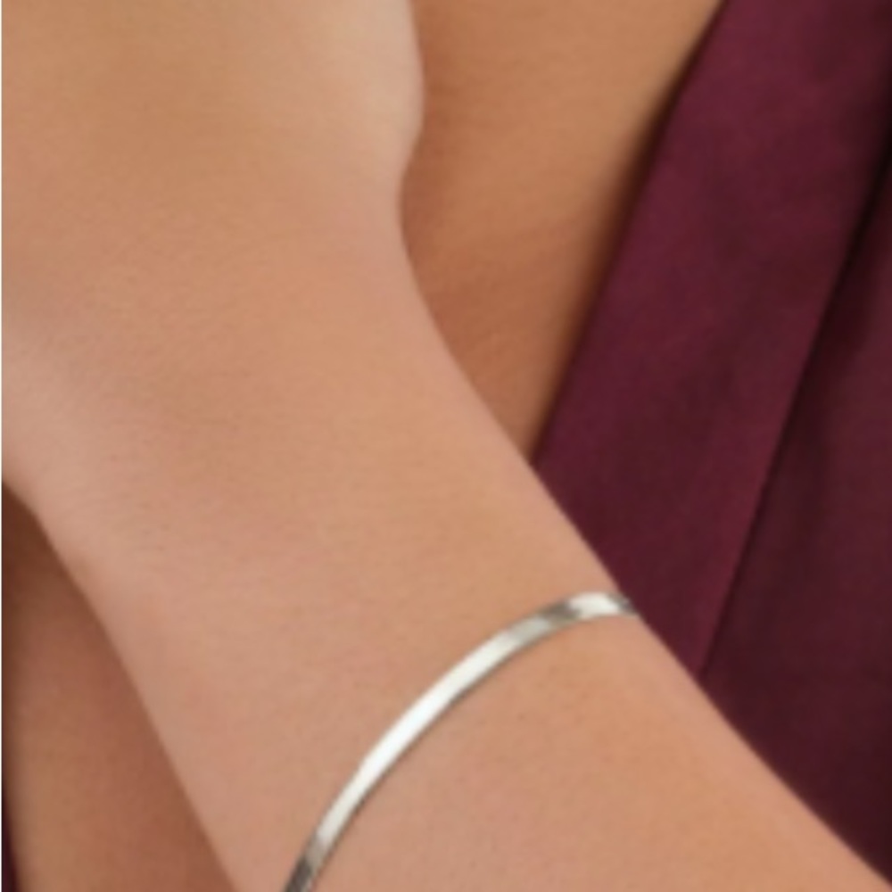 Vintage Italy 🇮🇹 Herringbone 925 6mm Necklace with matching bracelet. - Picture 11 of 14